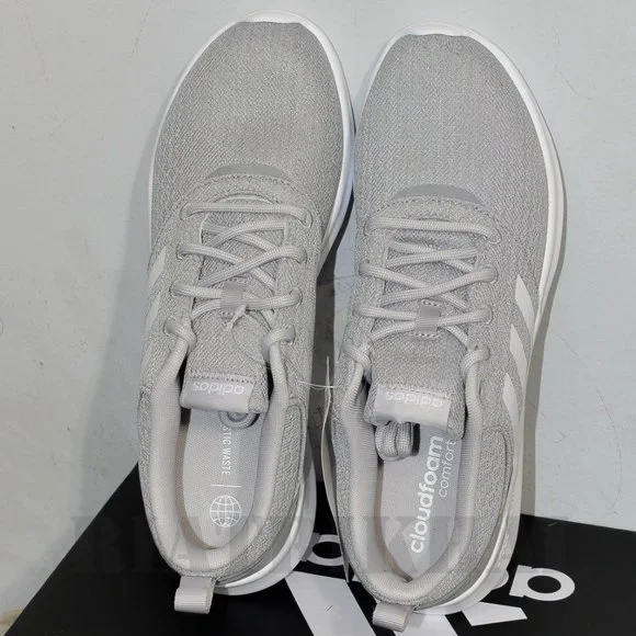 Gray adidas Ladies' QT Racer 2.0 Sneaker - Picture 7 of 9